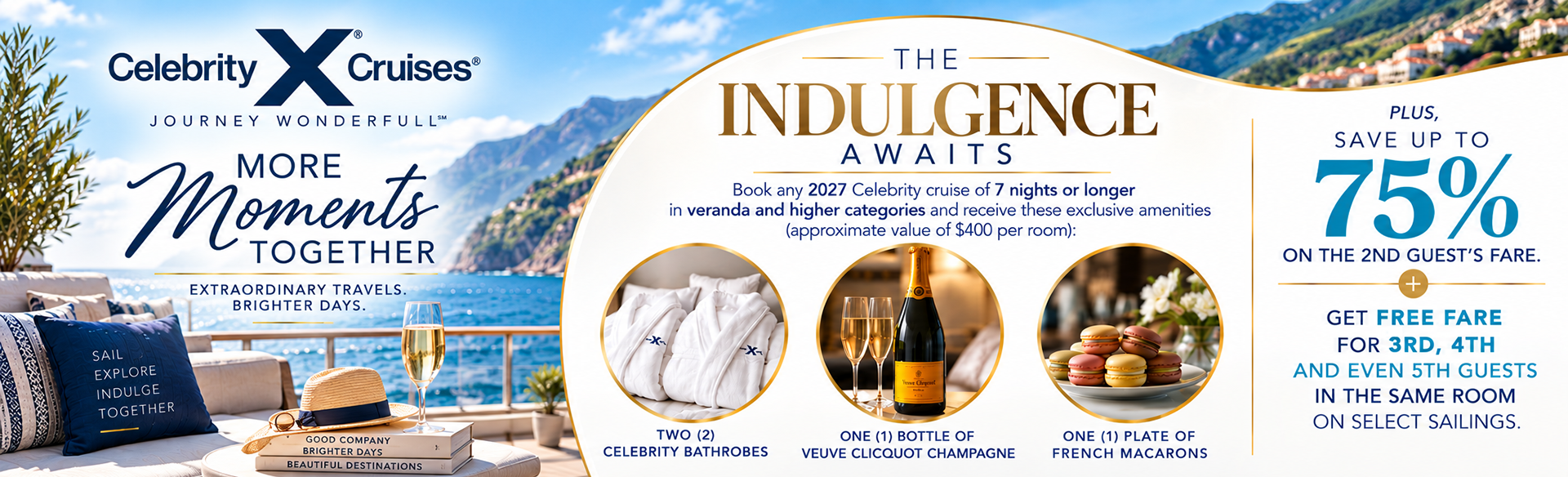 Celebrity Cruises Indulgence Package