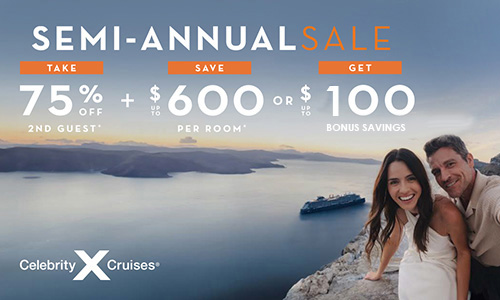 Celebrity Cruises - Semi Annual Sale